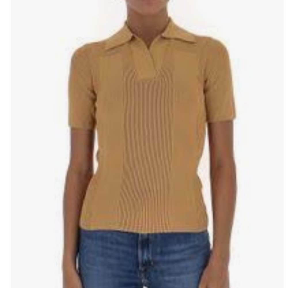 Jacquemus wheat 'La Maille' Polo sz. 36 / small